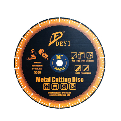 Multifunctionele 8mm Segmentsteen Diamond Cutting Disc 350mm Gesoldeerd Vacuüm