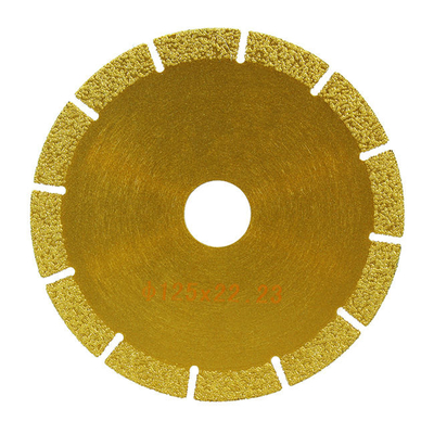 10mm Gesoldeerde Vacuüm van Segment het Universele Diamond Saw Tools Cutting Disc