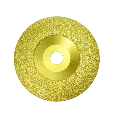 Gebogen 125mm Diamond Cup Disc Grinding Wheel Gesoldeerd Vacuüm
