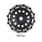 7 duim 180mm Malende Dubbele de Rij Schurende Schijf van Diamond Cup Wheel