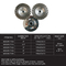 Metselwerk 4 van de aluminiummatrijs Diamond Cup Grinding Wheel-Ce