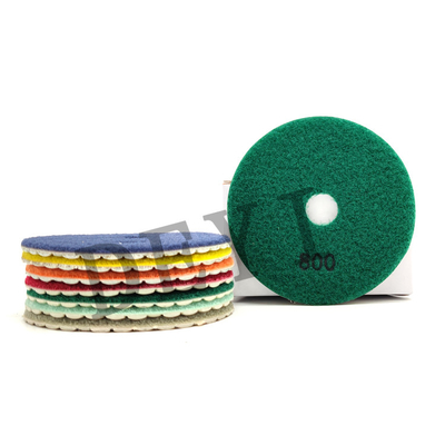 4 duim het Marmeren 200 Grit Diamond Polishing Pad For Stone Vernieuwen